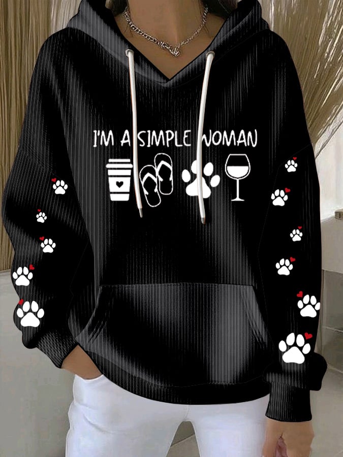 Women's Cat Print Casual Sweatshirt