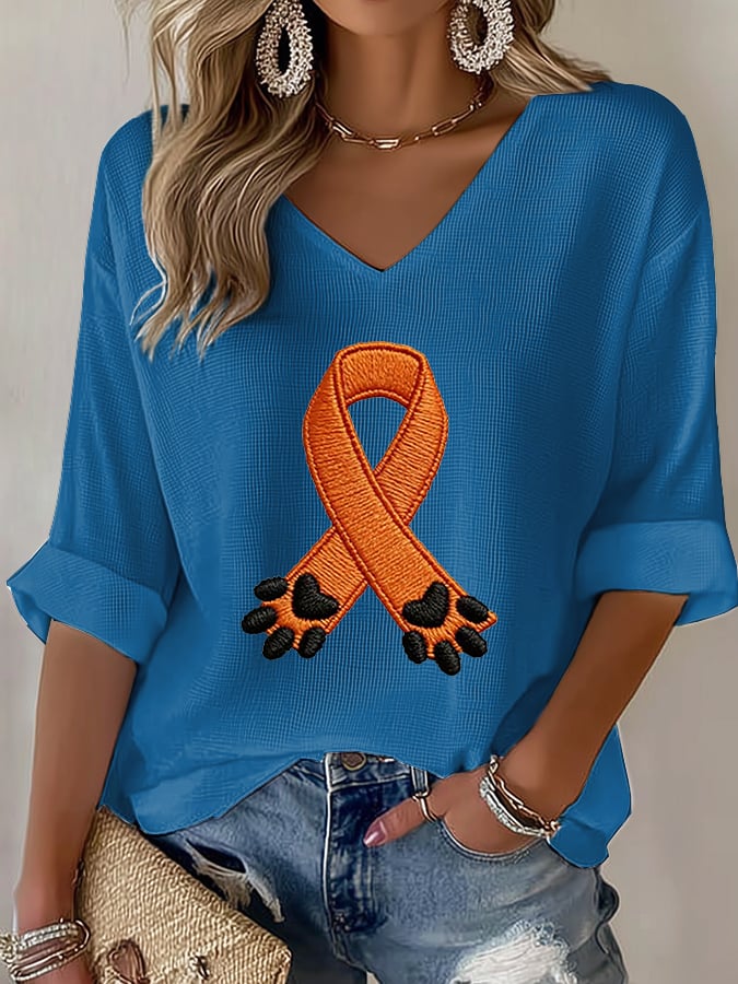 Women's Prevent Animal Cruelty Print Top