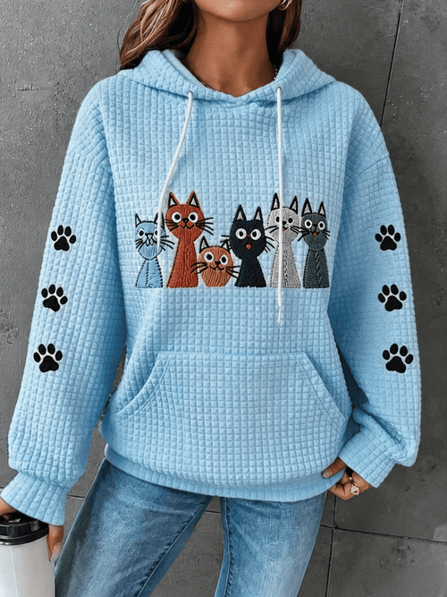 Women's Casual Animal Print Hoodie